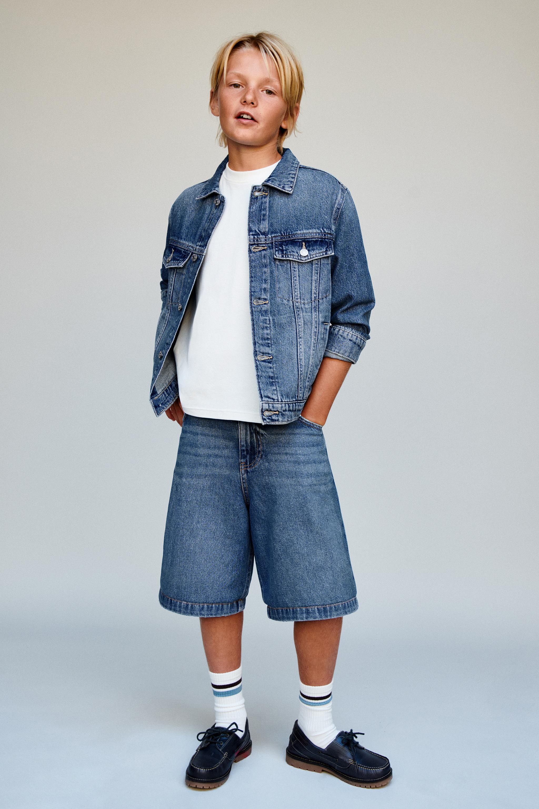 RELAXED BAGGY DENIM SHORTS