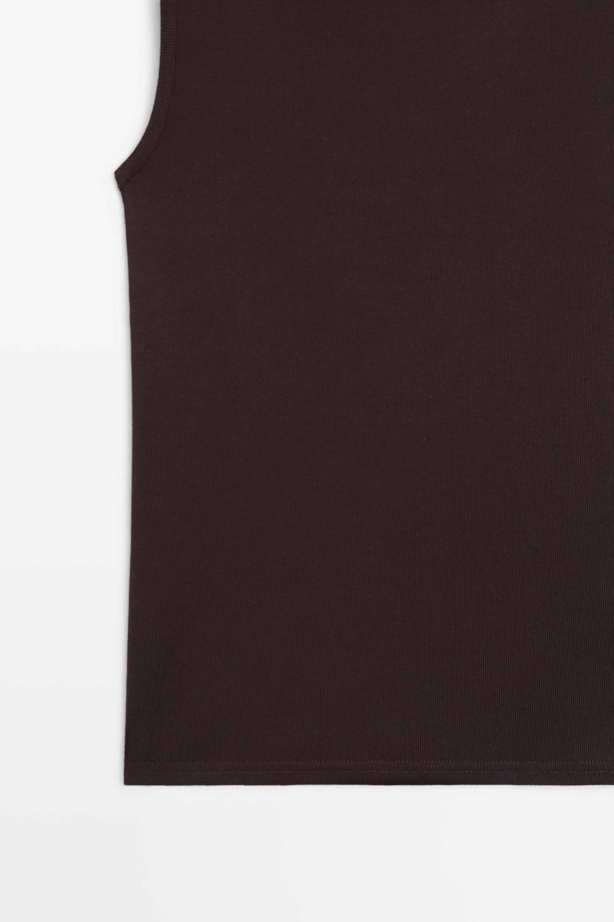 T-shirt encolure droite pur coton
