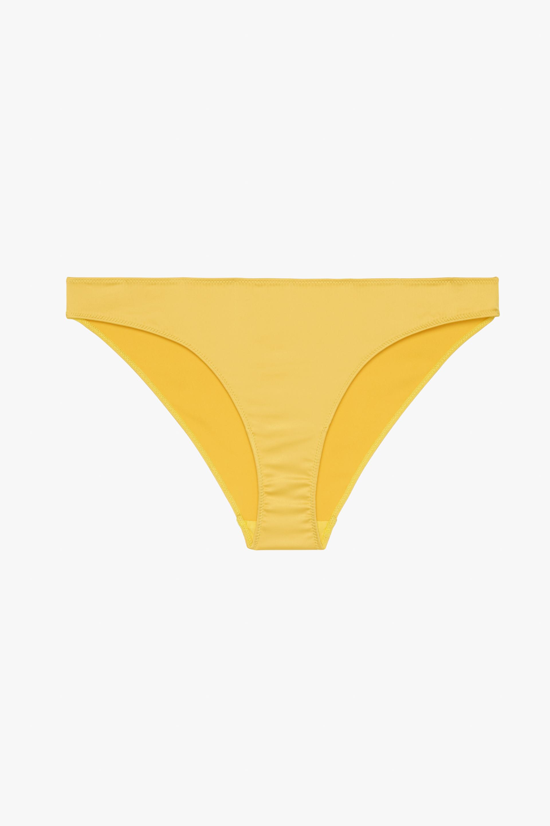 SATIN EFFECT PANTIES LIMITED EDITION - Yellow