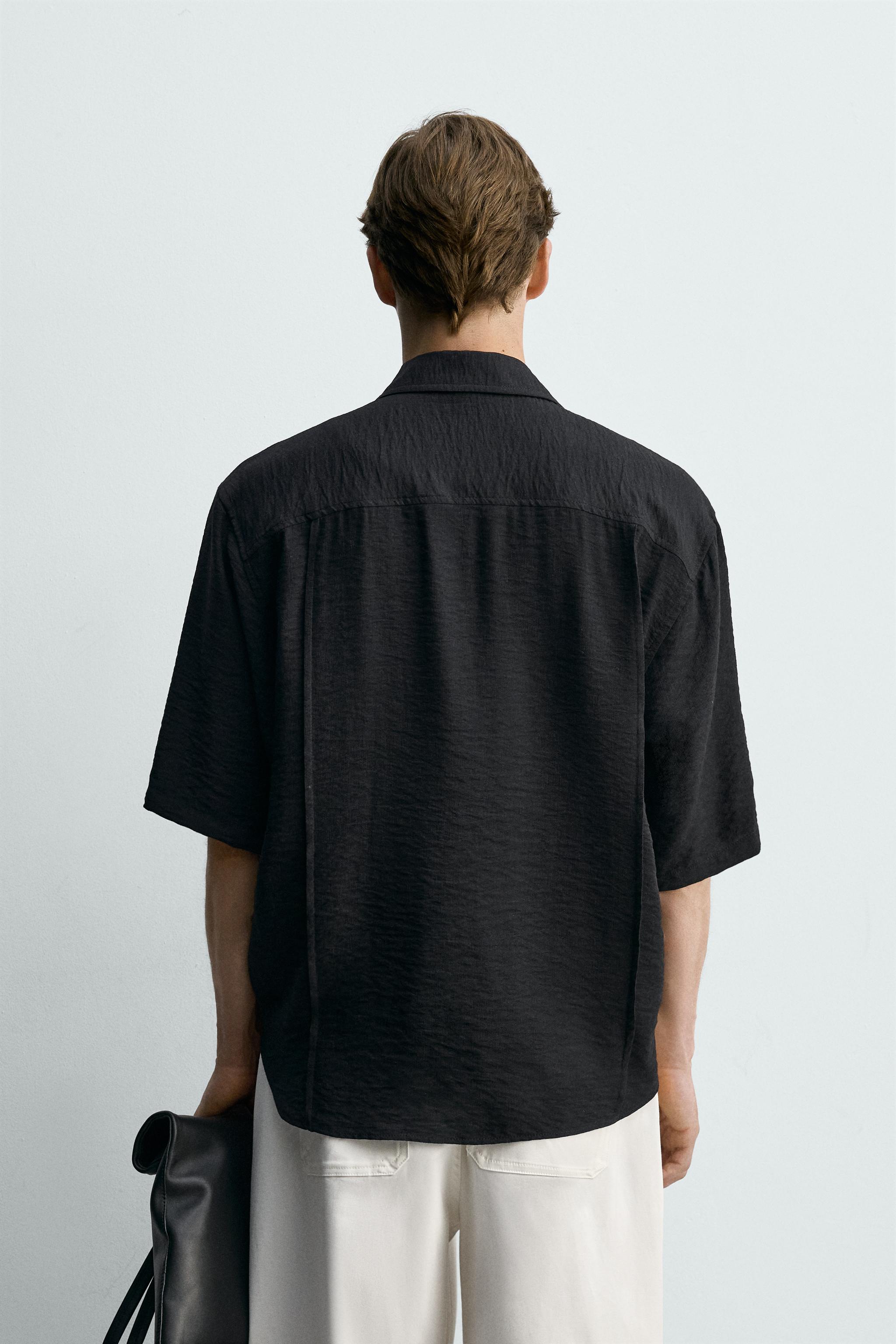 FLOWY TEXTURED SHIRT