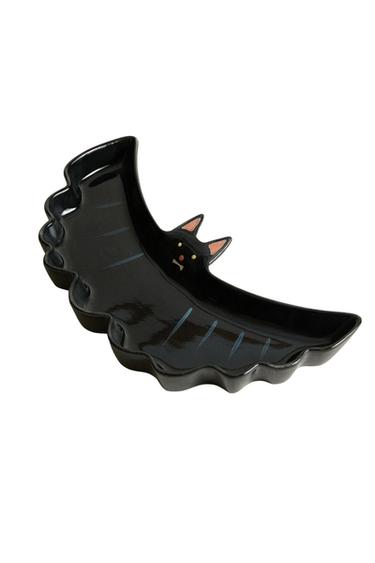 Zara KIDS STONEWARE BAT HALLOWEEN PLATE - Multicolored