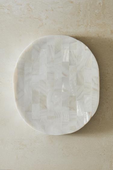 PORTE-SAVON DE BAIN NACRE - Beige clair de Zara - Image 5