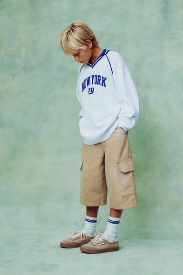 ディテール付きプリムソールブラウンZaraのディテール付きプリムソール - ブラウン