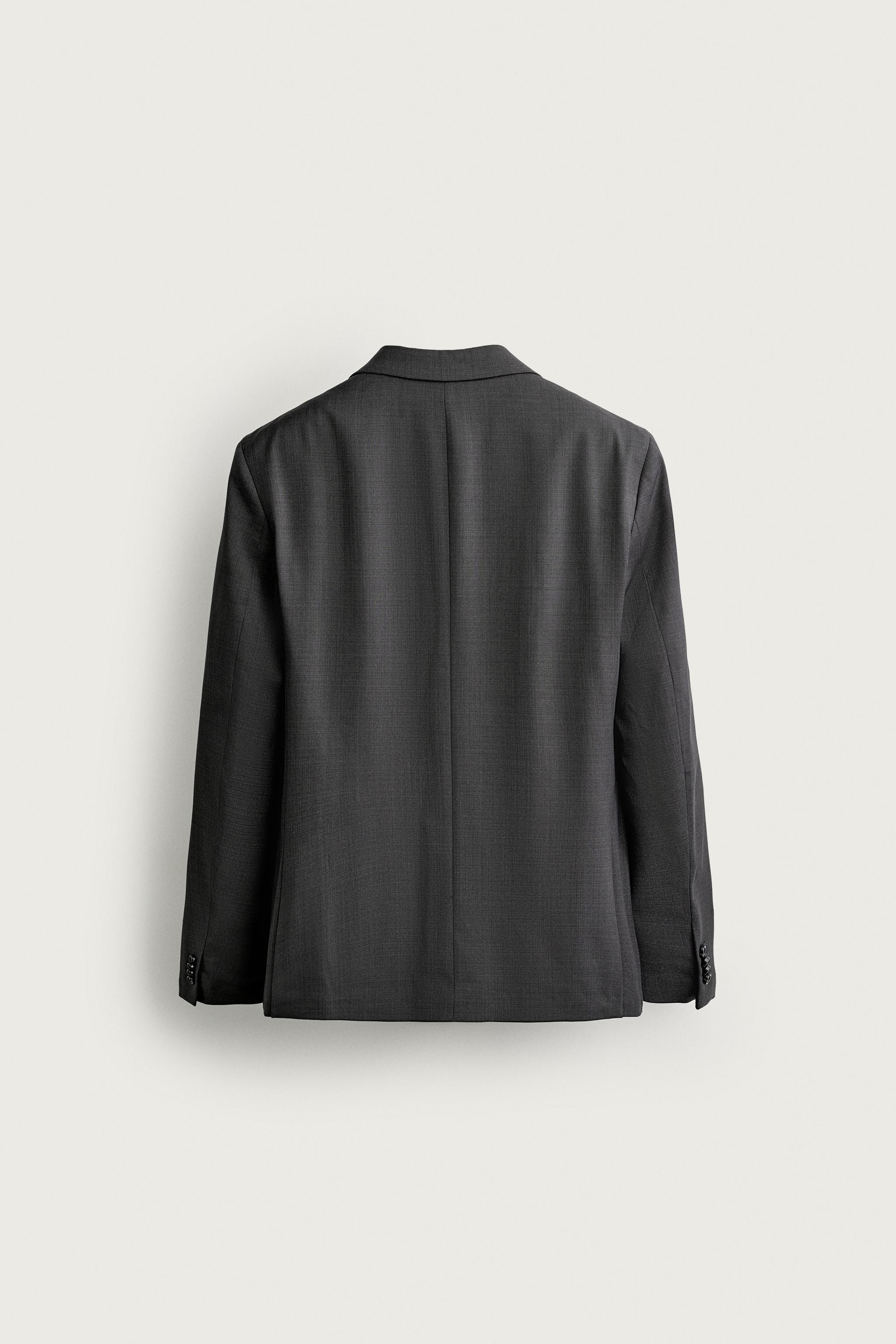 COMFORT SUIT BLAZER — Anthracite Gray