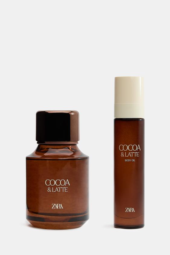 zara cocoa & latte woda perfumowana 100 ml   zestaw  