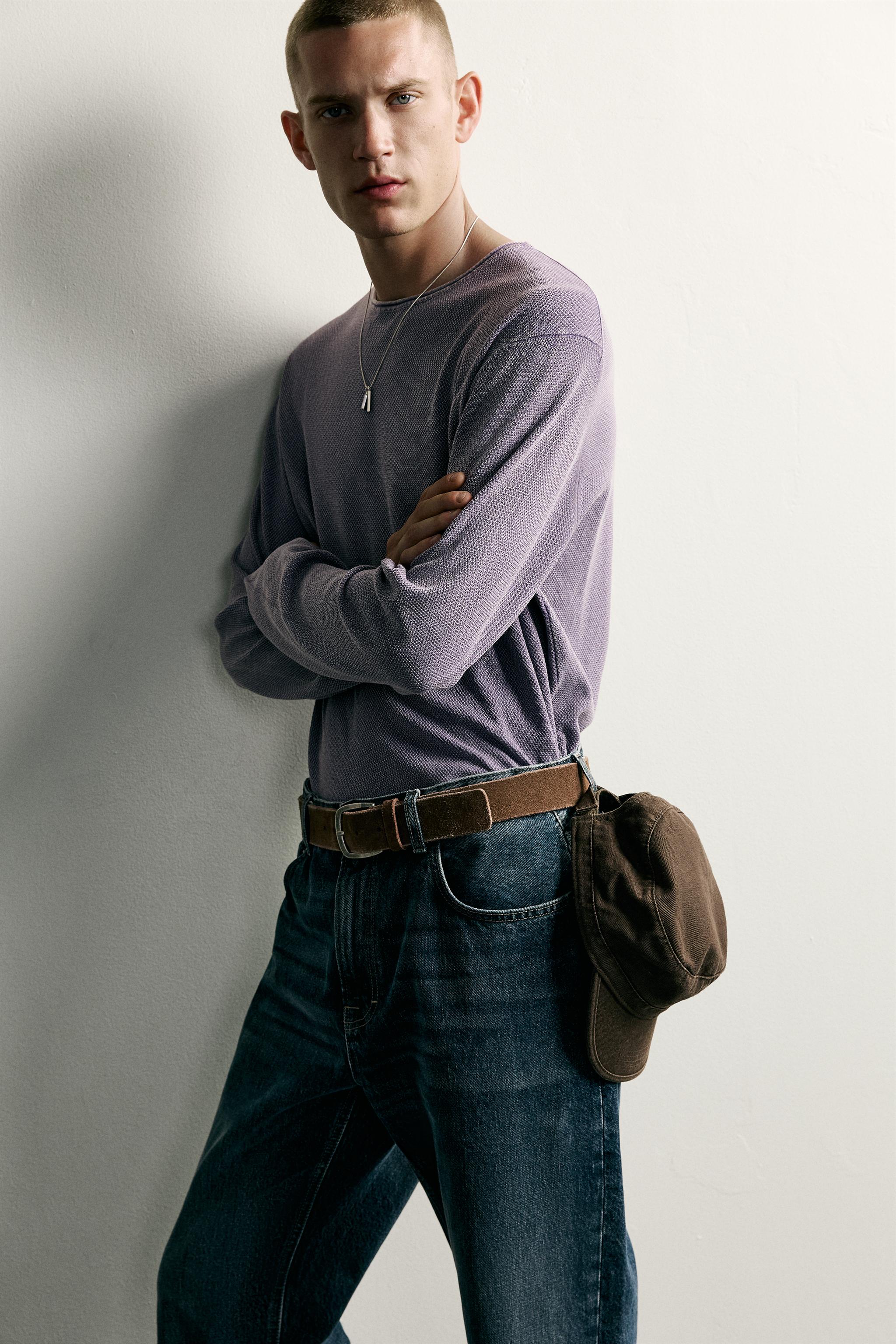 RELAXED-FIT TEXTURED JUMPER