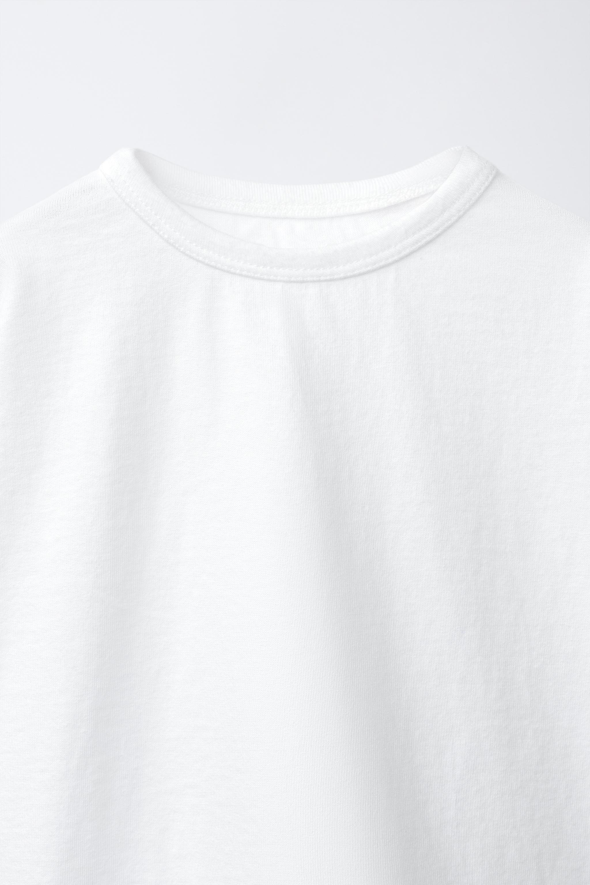 ZARA TIMELESS - PLAIN COTTON T-SHIRT