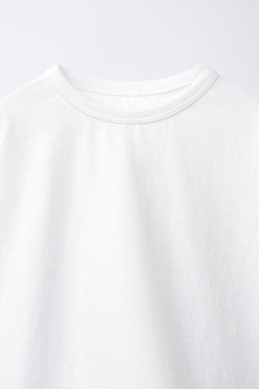 ZARA TIMELESS - PLAIN COTTON T-SHIRT - White by Zara - Image 5