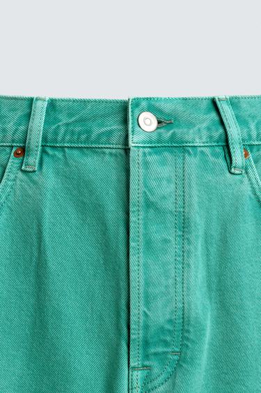 JEAN COUPE DROITE - Turquoise de Zara - Image 8