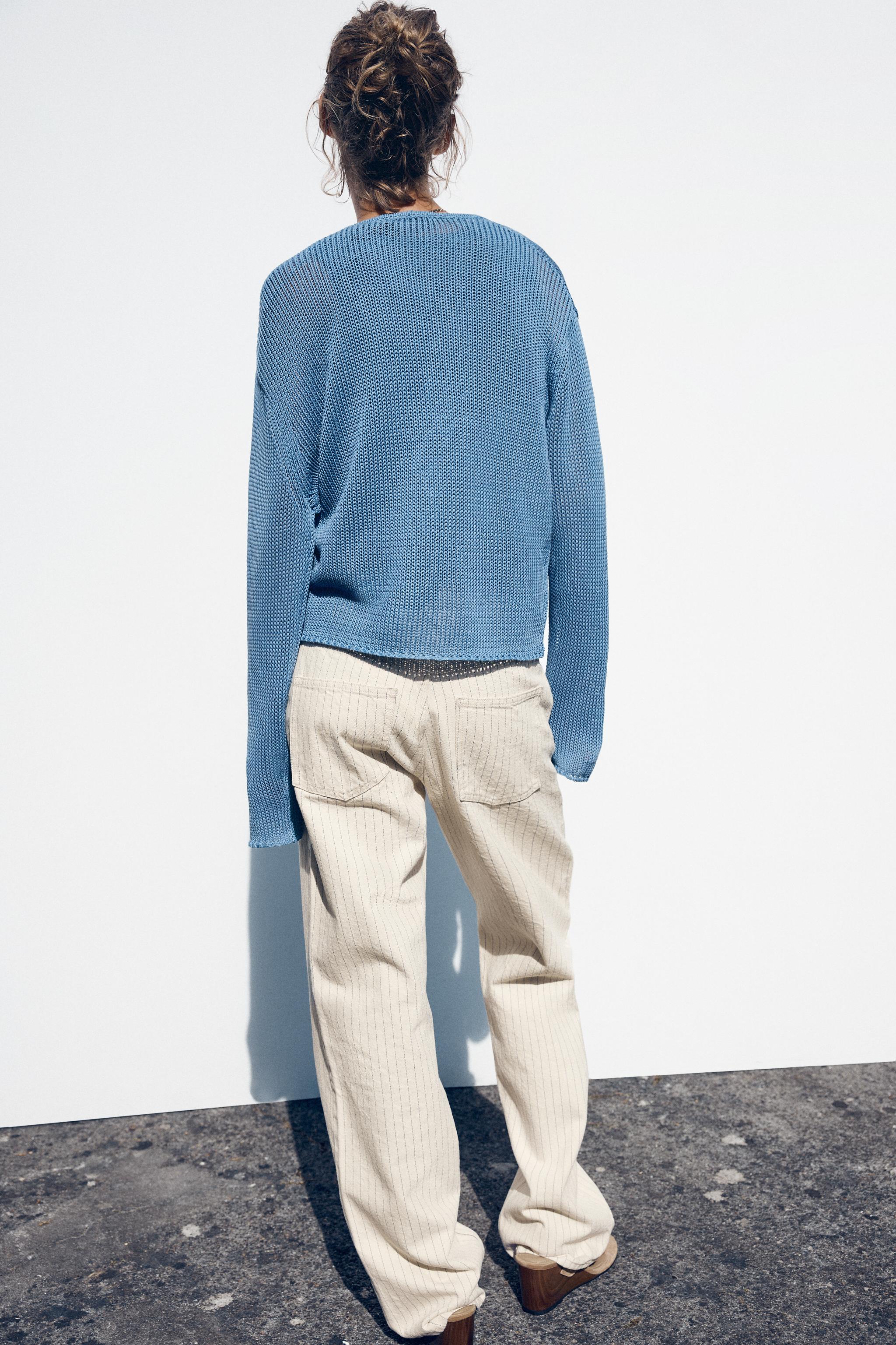 ZARA 100%コットンニットジャケット 2893/066 スペイン発送 ZARA 100%コットンニットジャケット カジュアル