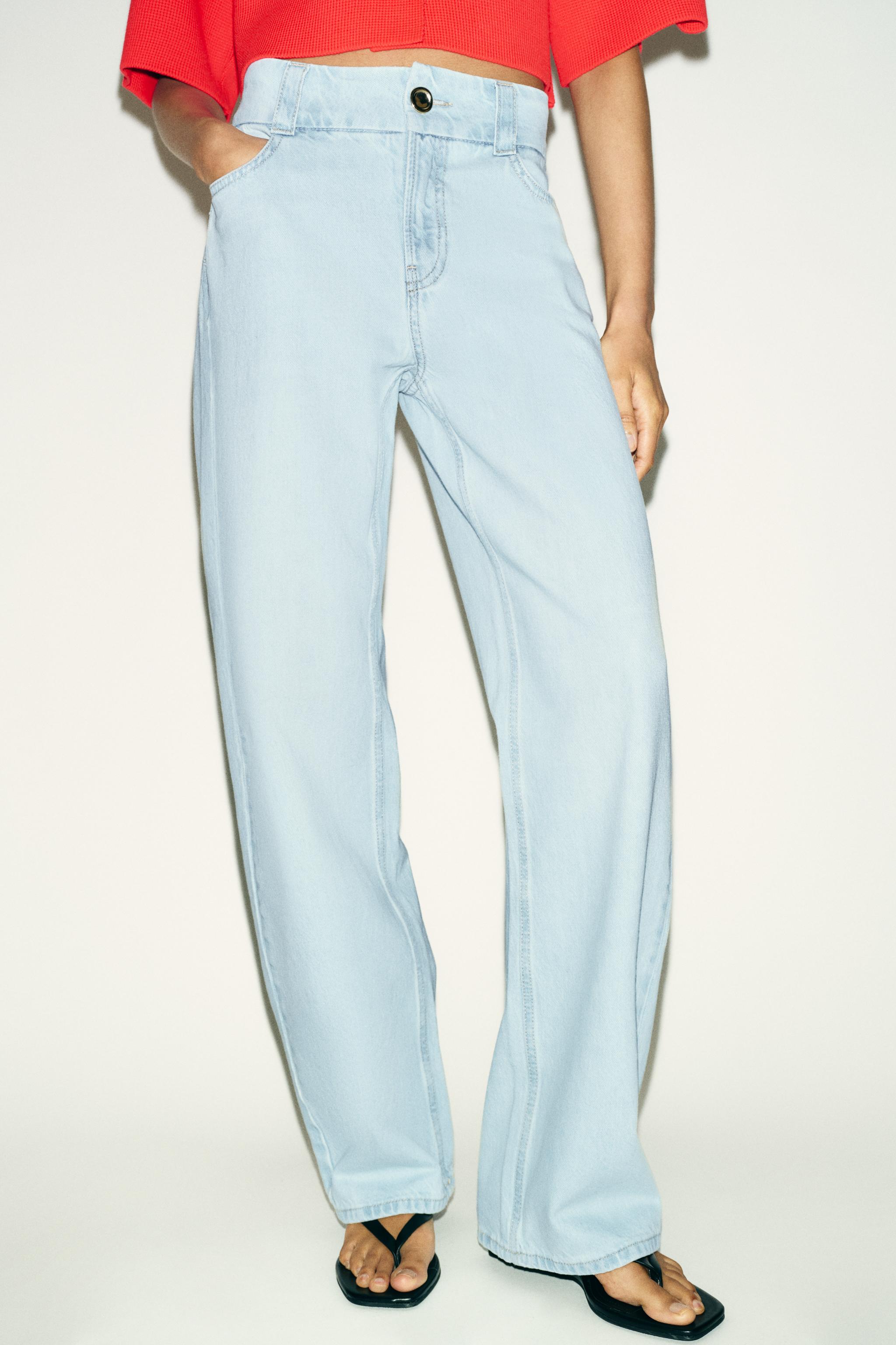 Z1975 HIGH WAIST WIDE STRAIGHT JEANS