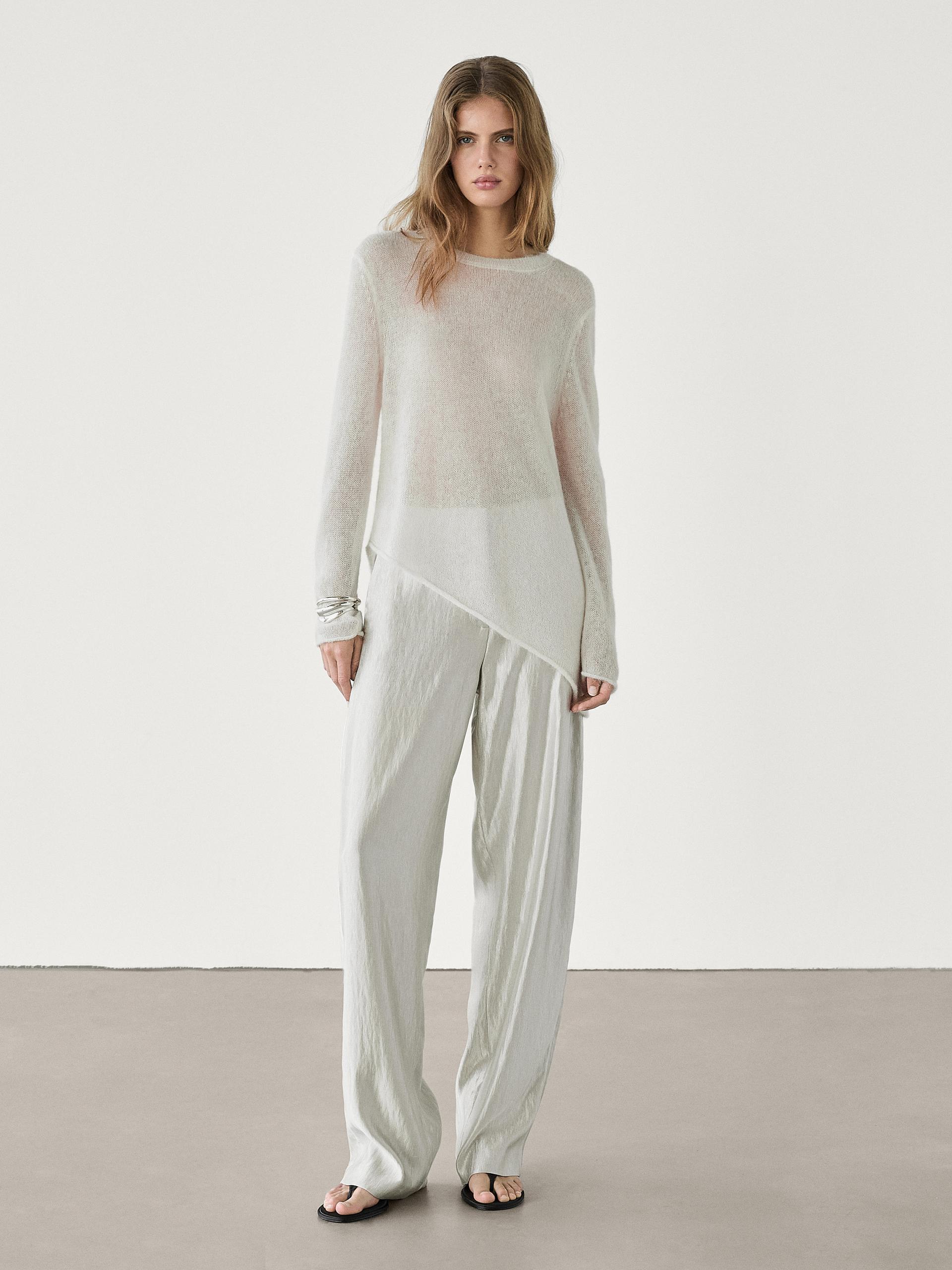 Flowing wide leg trousers zara hotsell