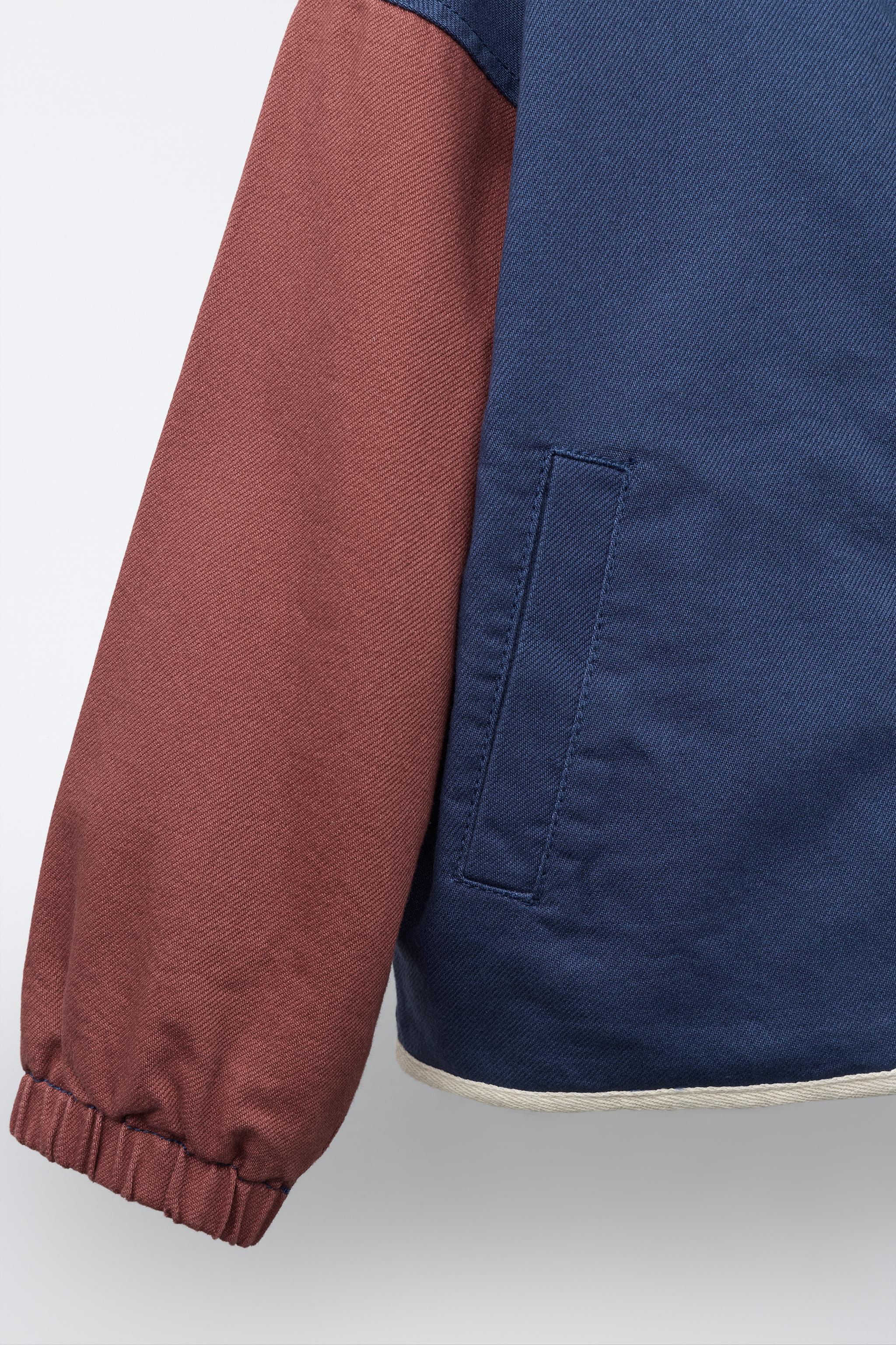 Детские куртки Zara COLORBLOCK JACKET — фото 7