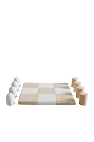 NOUGHTS AND CROSSES GAME - Light beige by Zara