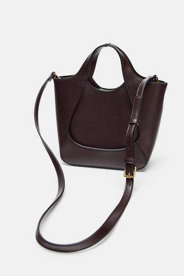 COMBINED BAG - Burgundy Red by Zara