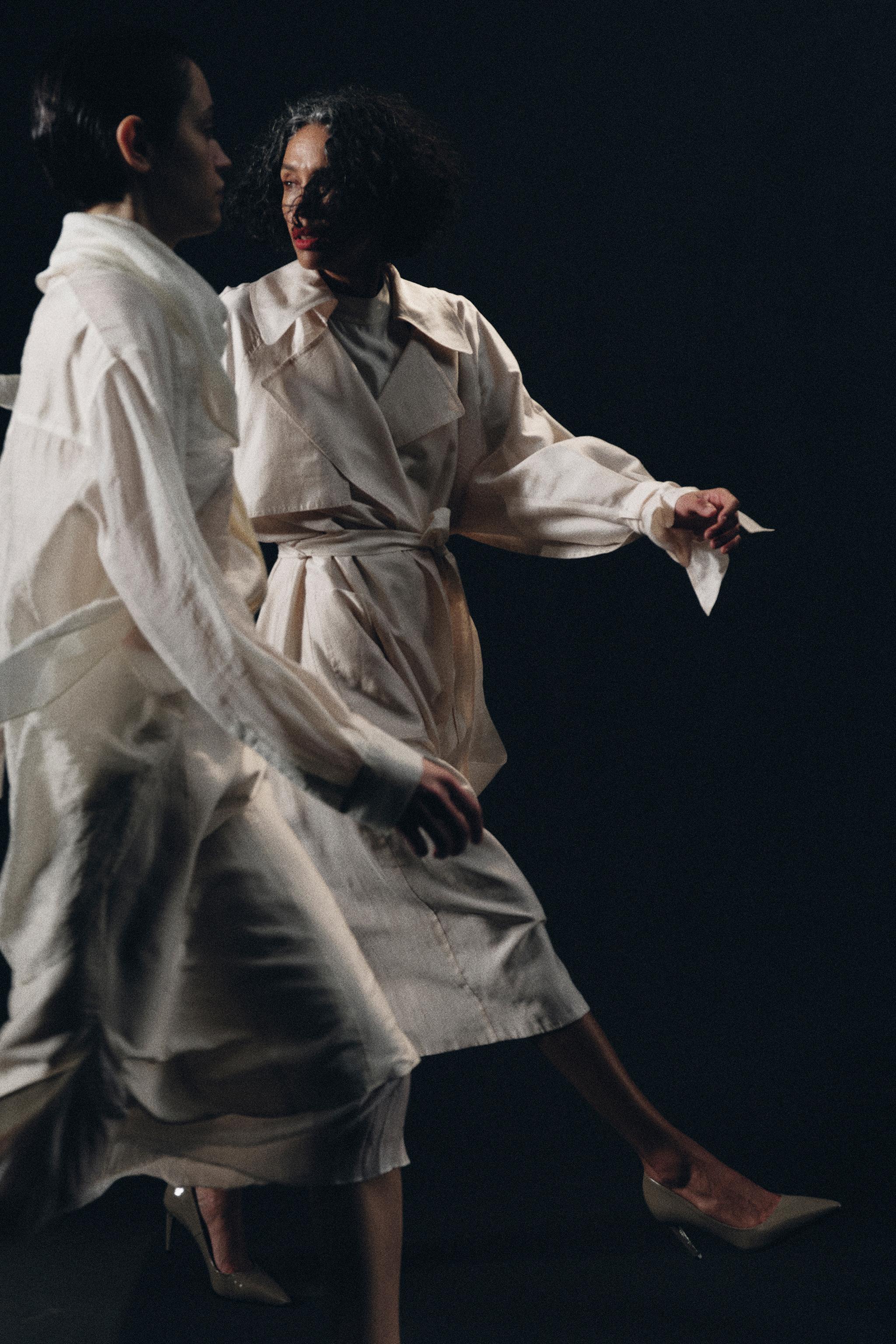 FLOWY BELTED TRENCH COAT ZW COLLECTION