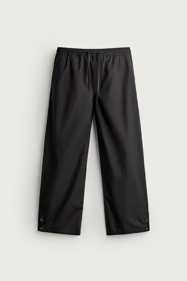 Pantalon relaxed fit botones