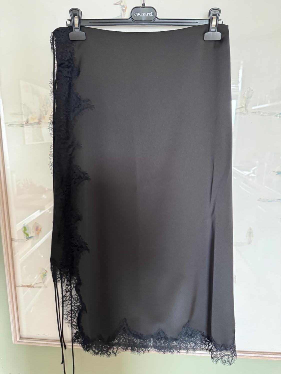 ZW COLLECTION SATIN LACE SKIRT - Image 6