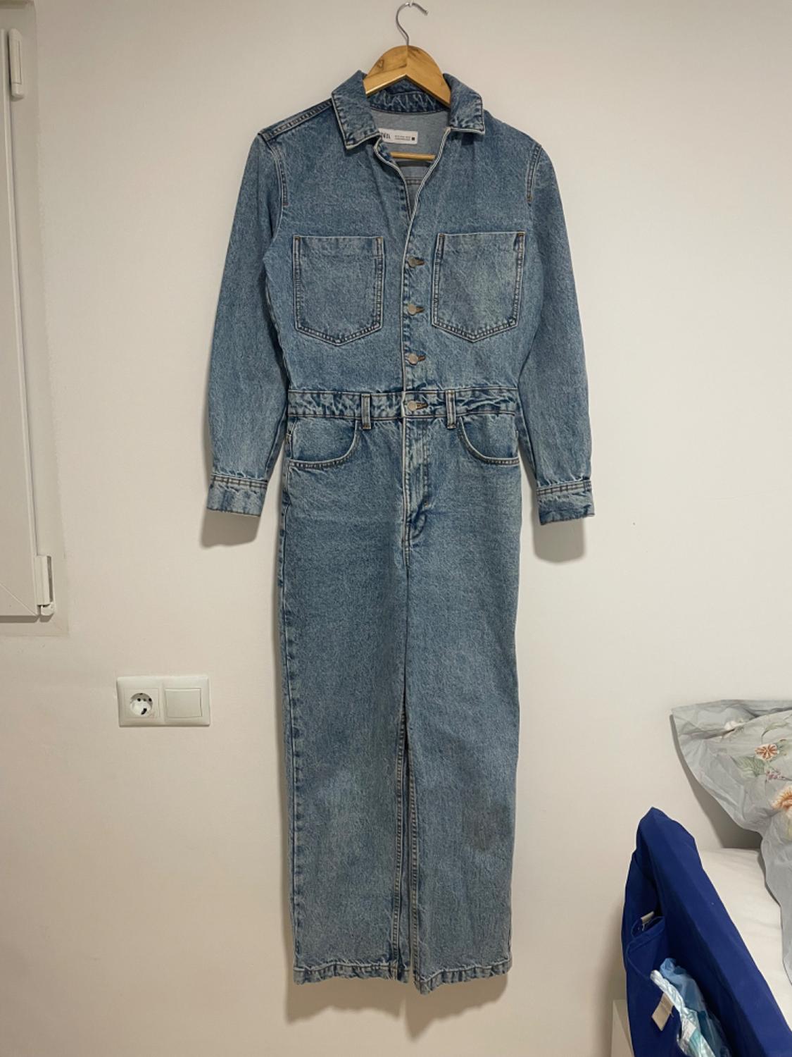 Z1975 LONG SLEEVE DENIM JUMPSUIT