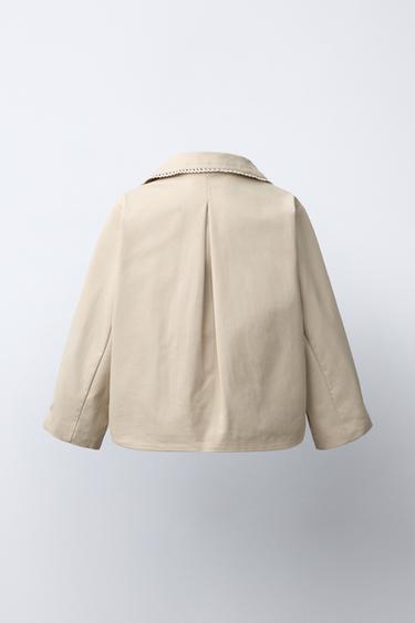 TRENCH COURT EN DENTELLE - Beige de Zara - Image 3