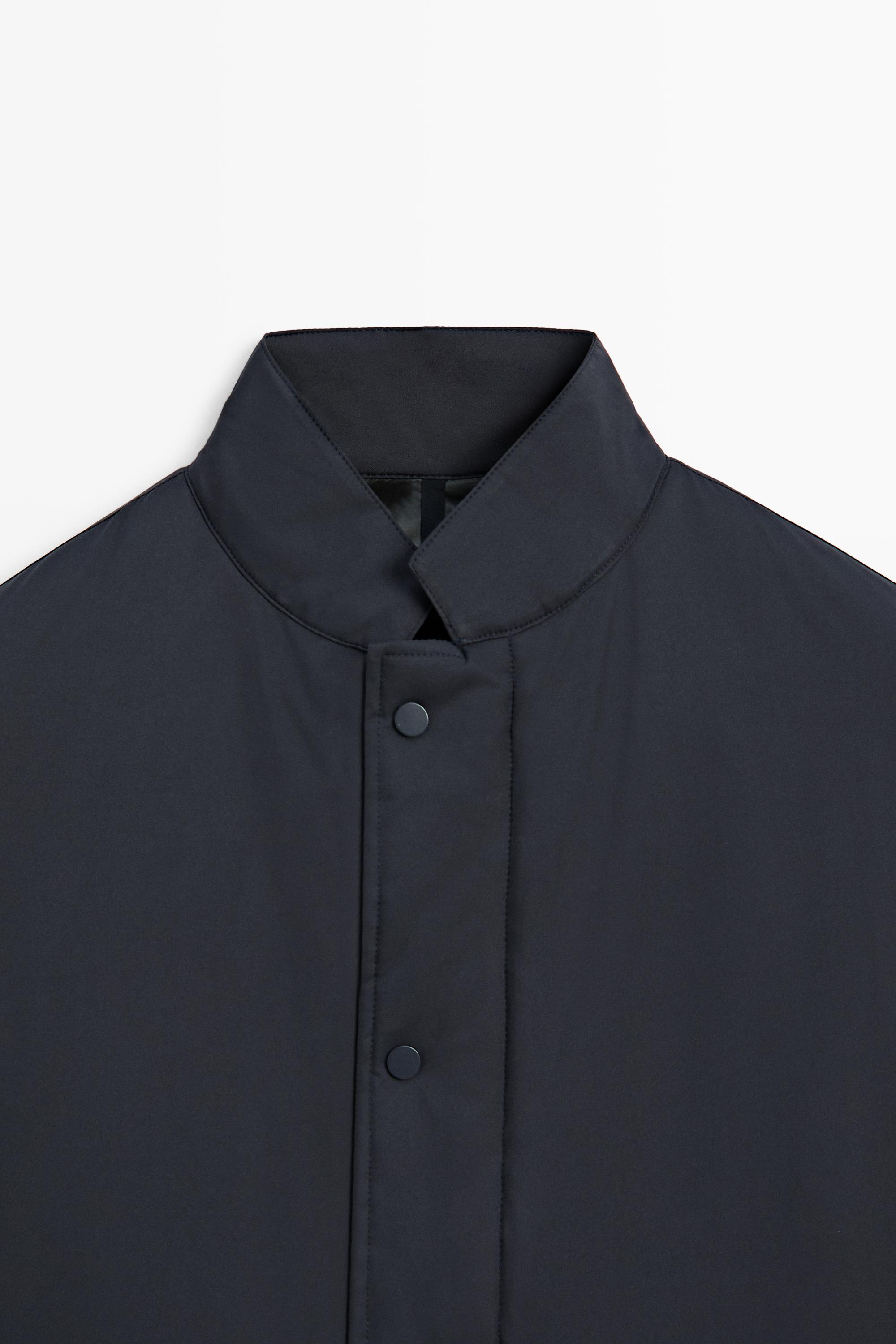 Stand-up collar down jacket
