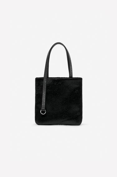 BOLSO PIEL TACHAS LUDOVIC DE SAINT SERNIN x ZARA - Negro de Zara