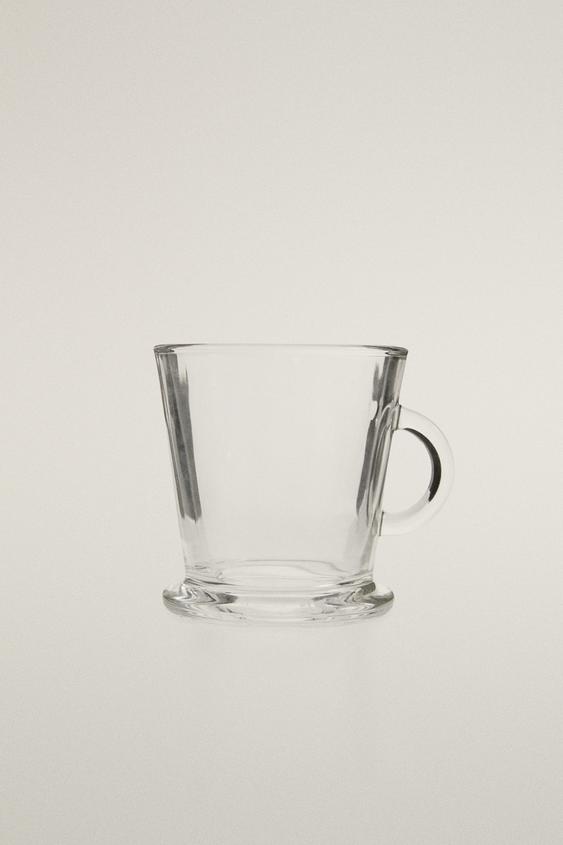 XÍCARA DE CAFÉ CAPPUCCINO DE VIDRO TRANSPARENTE - Transparente da Zara - Imagem 0