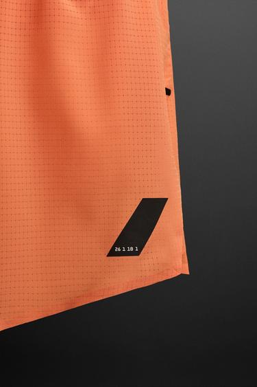 SHORT COURT RUNNING - Orange de Zara - Image 2