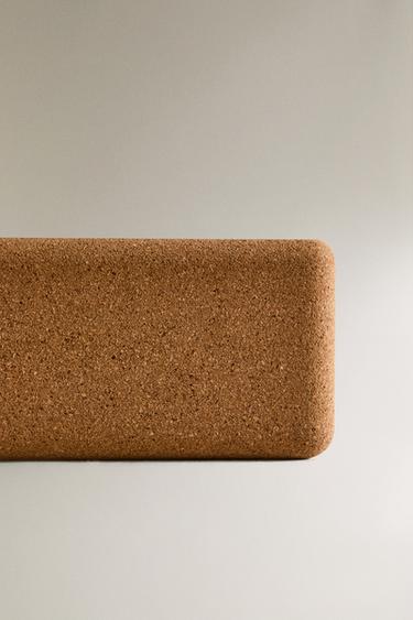 CORK YOGA BLOCK - Brown by Zara - Image 3
