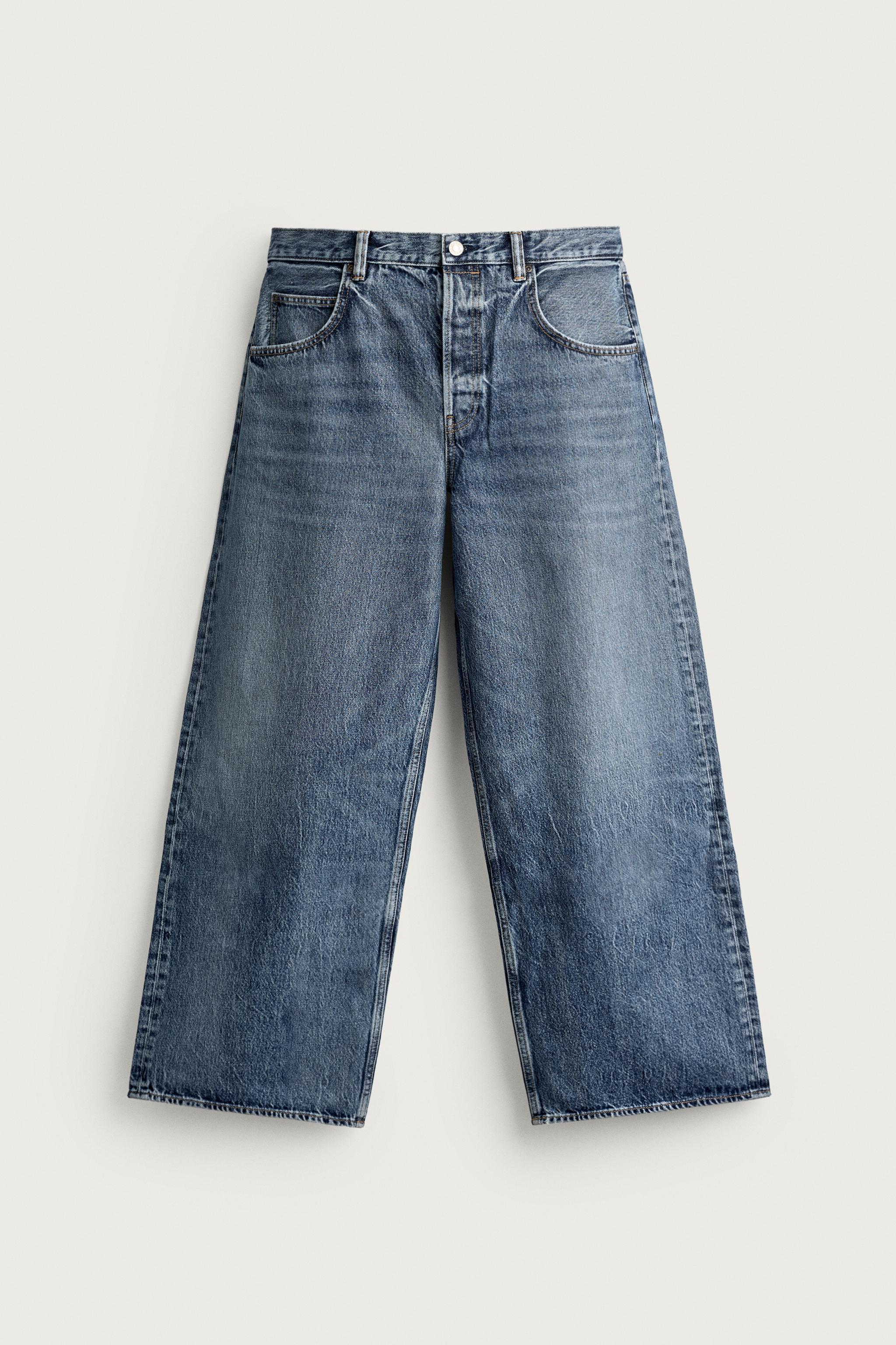 Zara FRUIT OF THE LOOM™ BAGGY FIT JEAN görsel 6