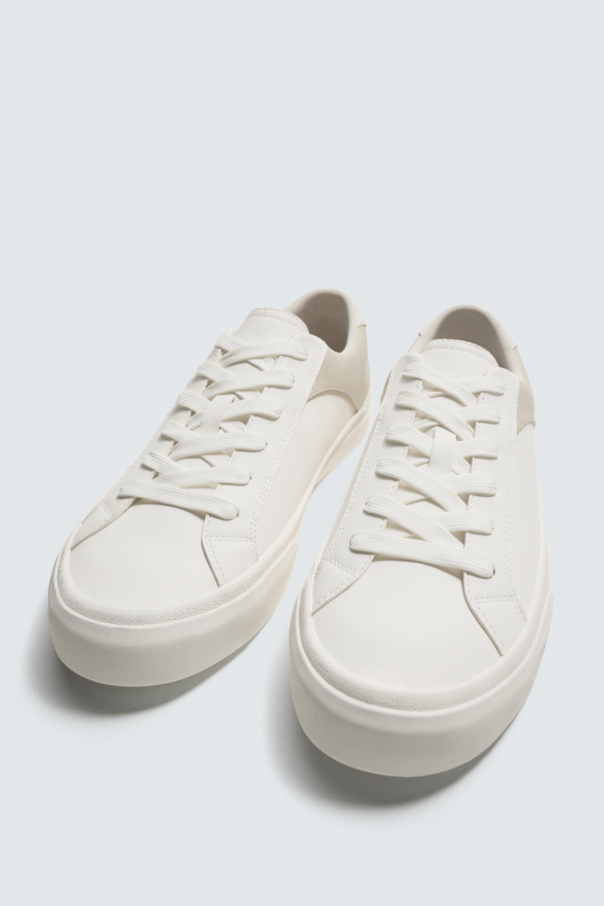 せりーな HIGH TOP SNEAKERS WITH DETAIL - White | ZARA United States