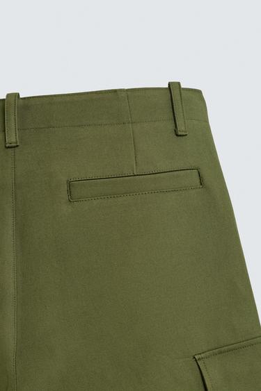 PANTALÓN CARGO RELAXED FIT - Khaki de Zara