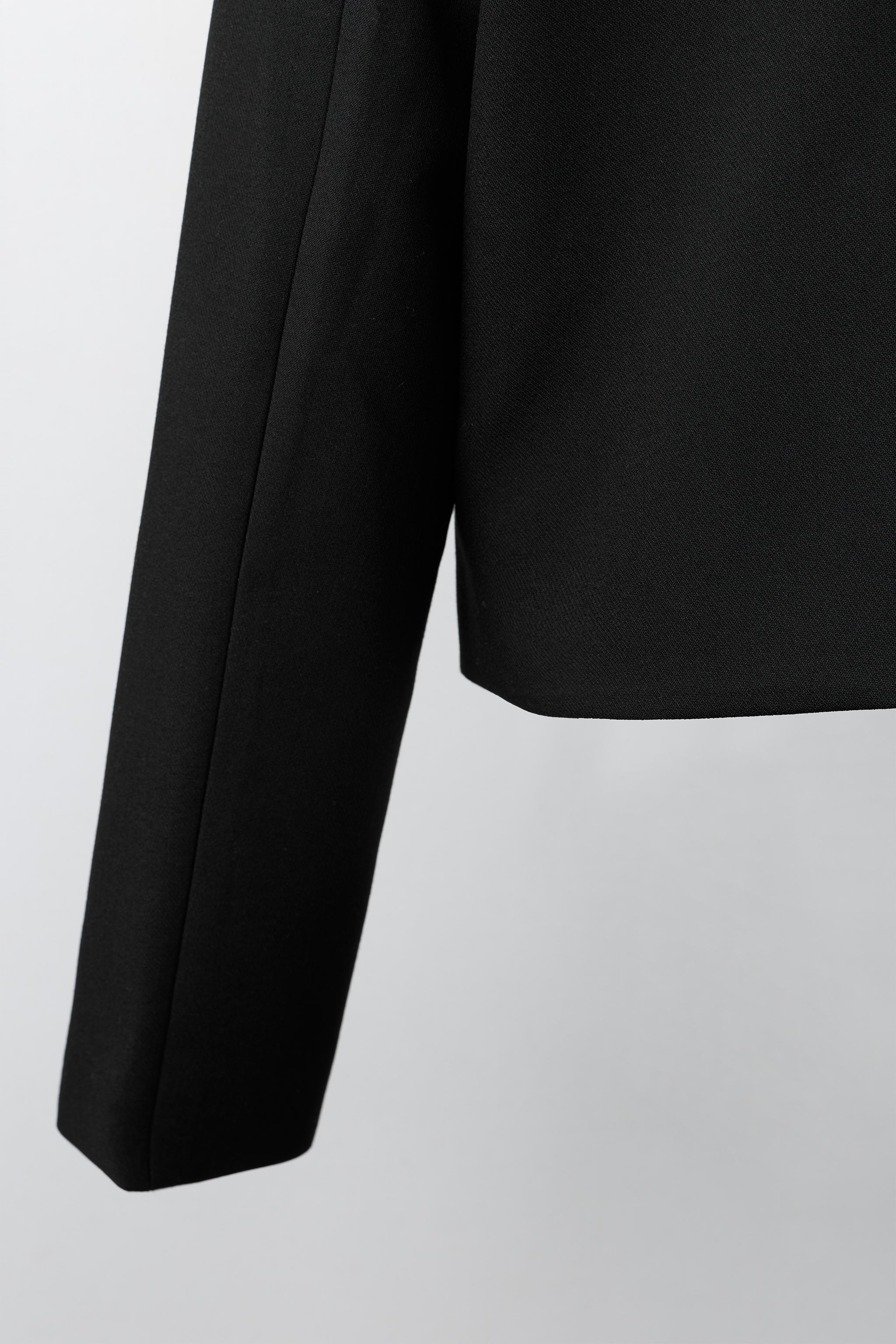 Детские куртки Zara FITTED BUTTON JACKET — фото 7