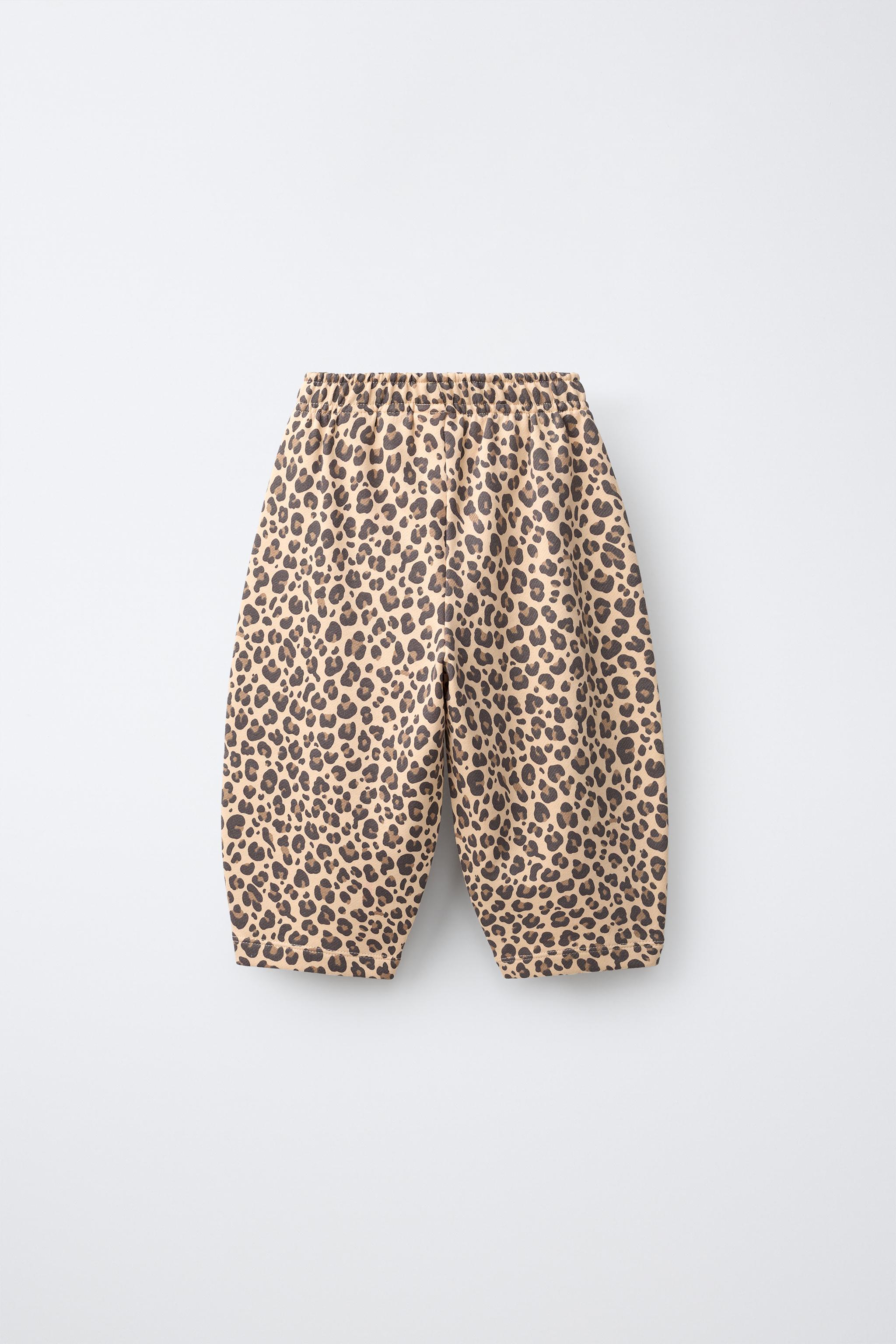 Детские брюки Zara PLAID AND HEART PRINT BARREL PANTS — фото 2