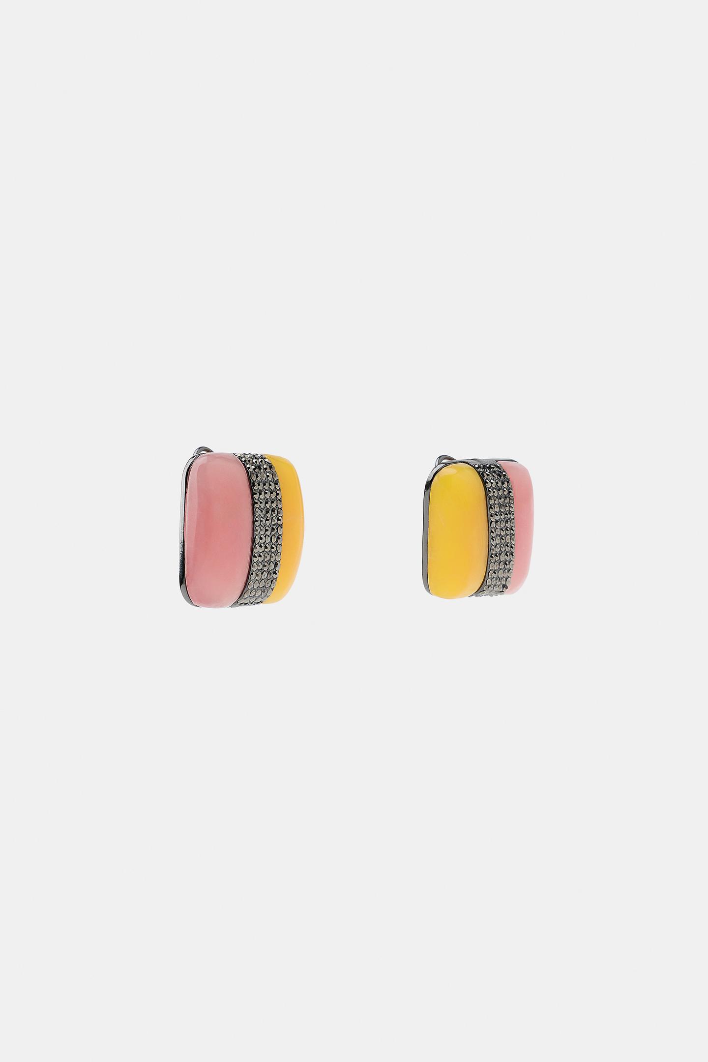 Женские серьги Zara Colored Rhinestone, цвет: Разноцветный — фото 4