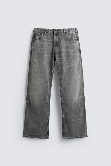LOW-RISE FLARE FIT JEANS - Grey by Zara - Image 6