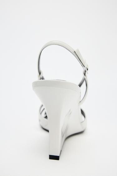 PATENT-EFFECT WEDGE - white by Zara - Image 5