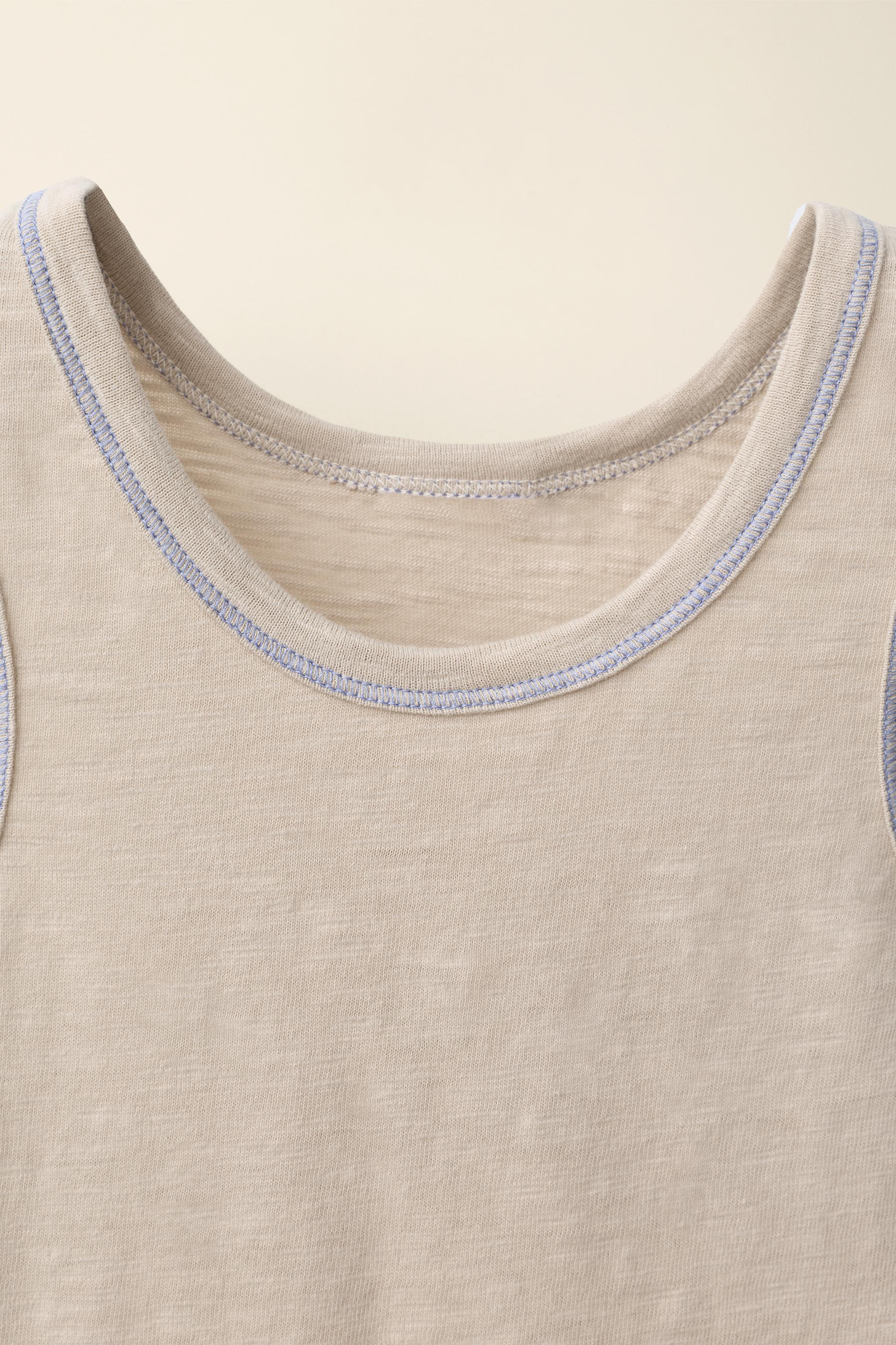 Детские футболки Zara TOPSTITCHED T-SHIRT CREATED BY CARAMEL LONDON X — фото 4
