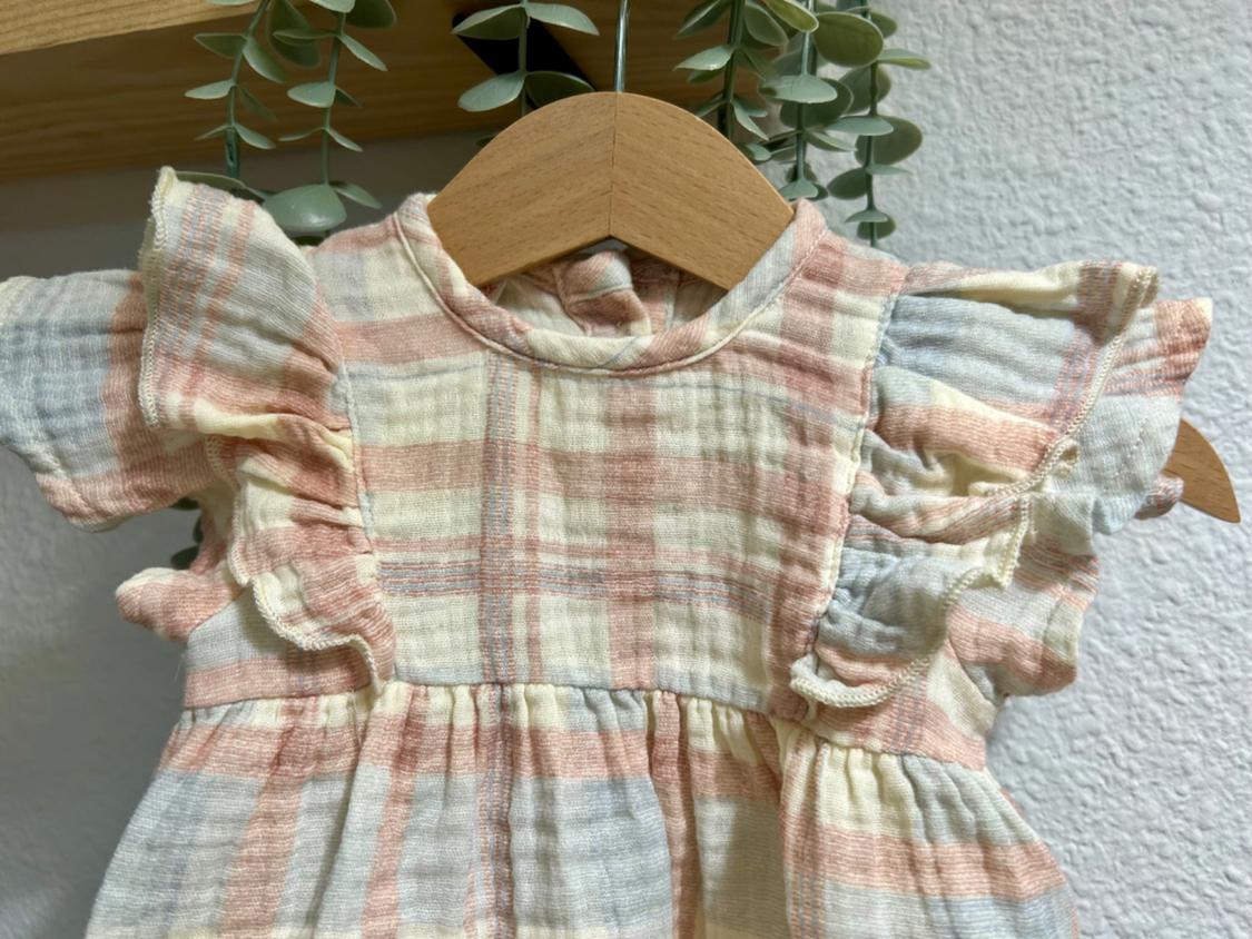 CHECK DRESS - Image 4