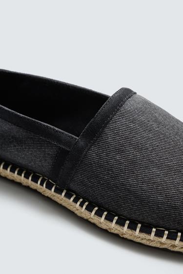 Zara FABRIC ESPADRILLES - Blue
