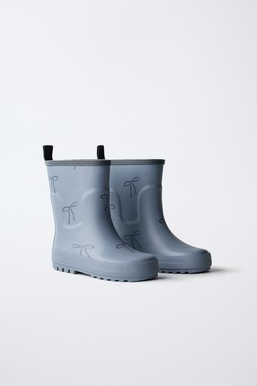 BOTA DE AGUA LAZOS - Azul de Zara