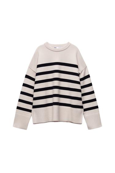 STRIPED KNIT SWEATER