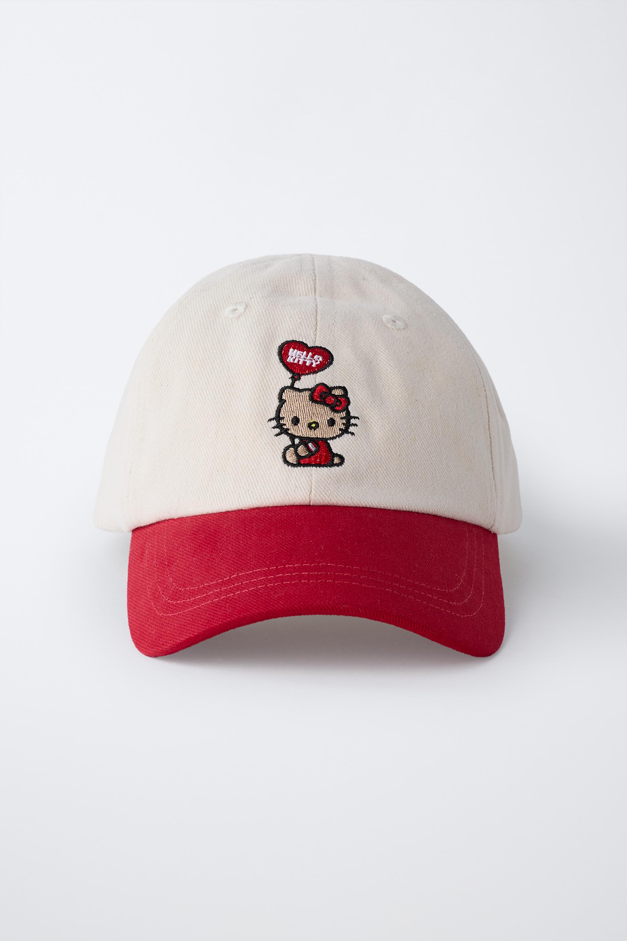 ハローキティ©サンリオ刺繍キャップ - レッド | ZARA Japan / 日本