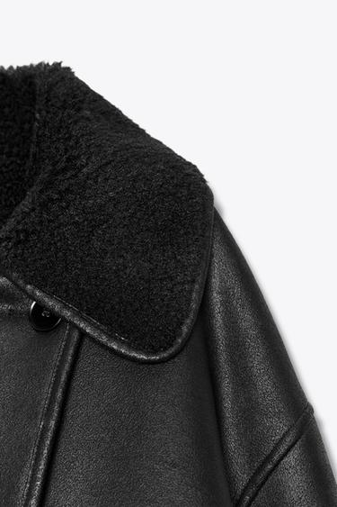 ZW COLLECTION DOUBLE-FACED JACKET - Black by Zara - Image 8