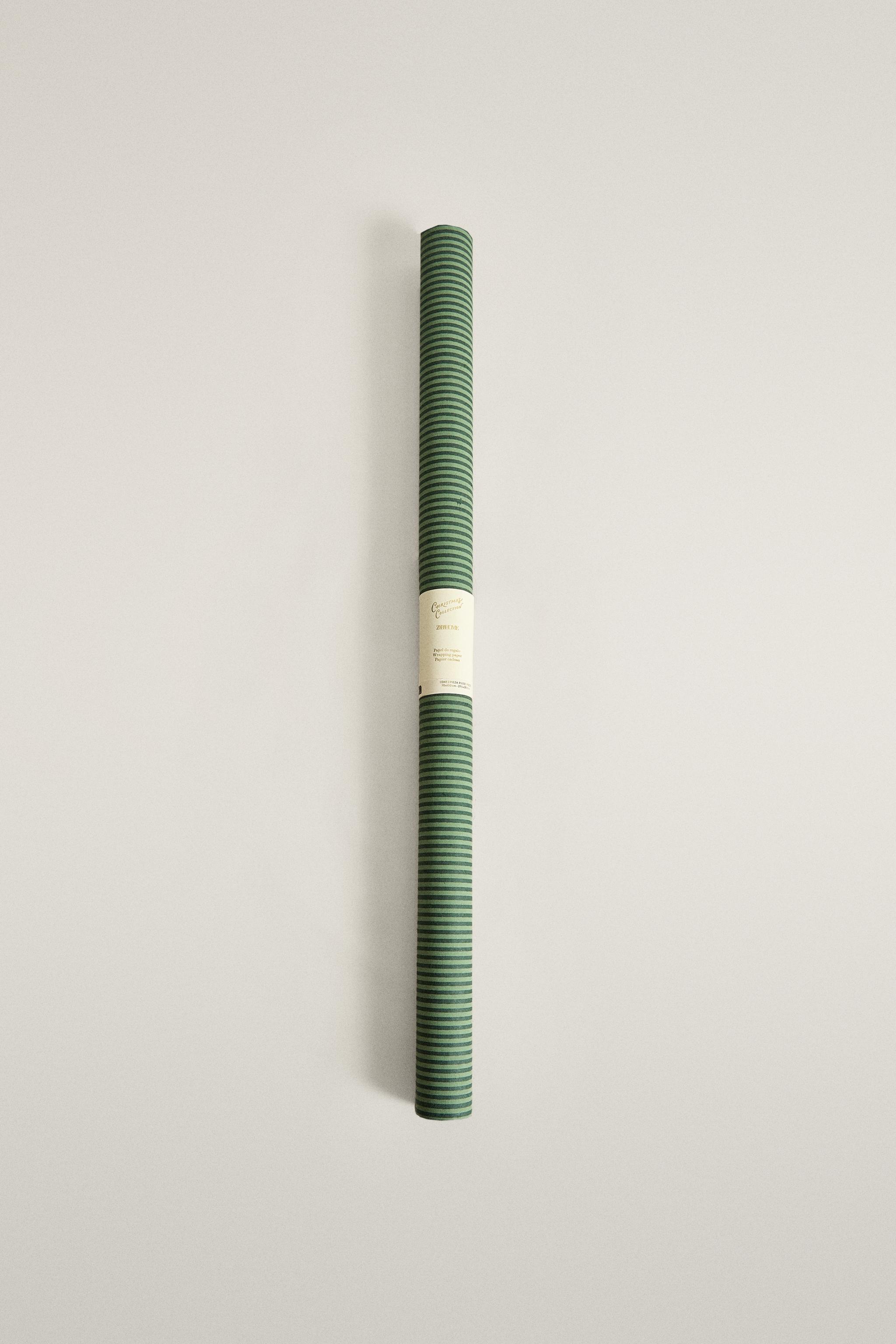 Striped Christmas Gift Wrapping Paper