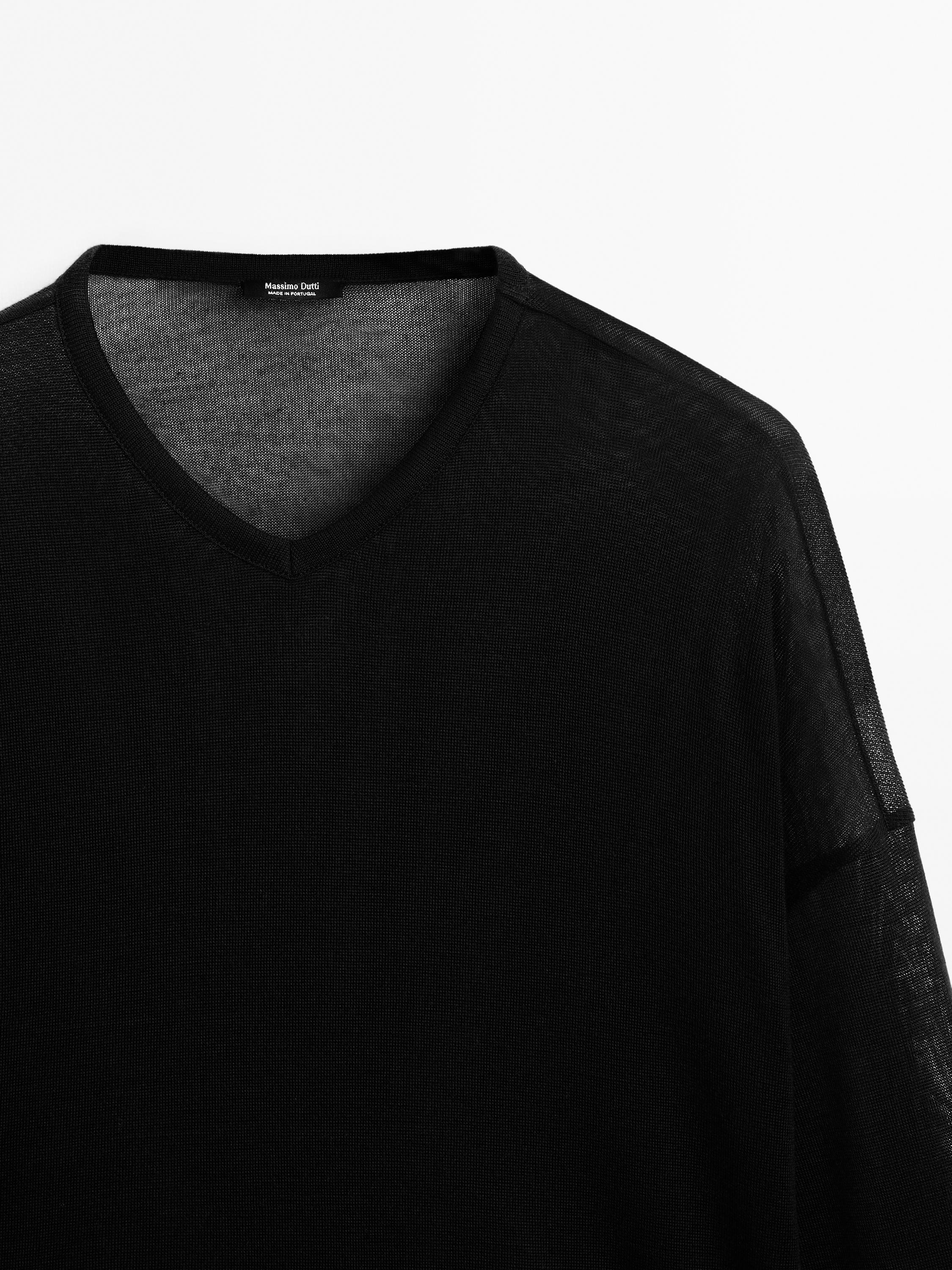 Pull ample à col en V