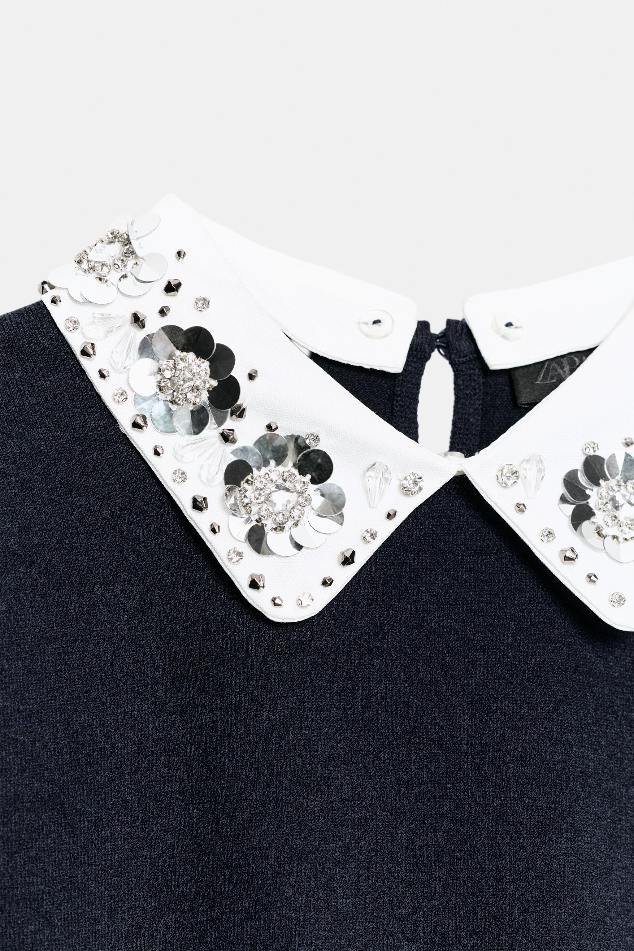 PULL EN MAILLE À FANTAISIE BIJOU