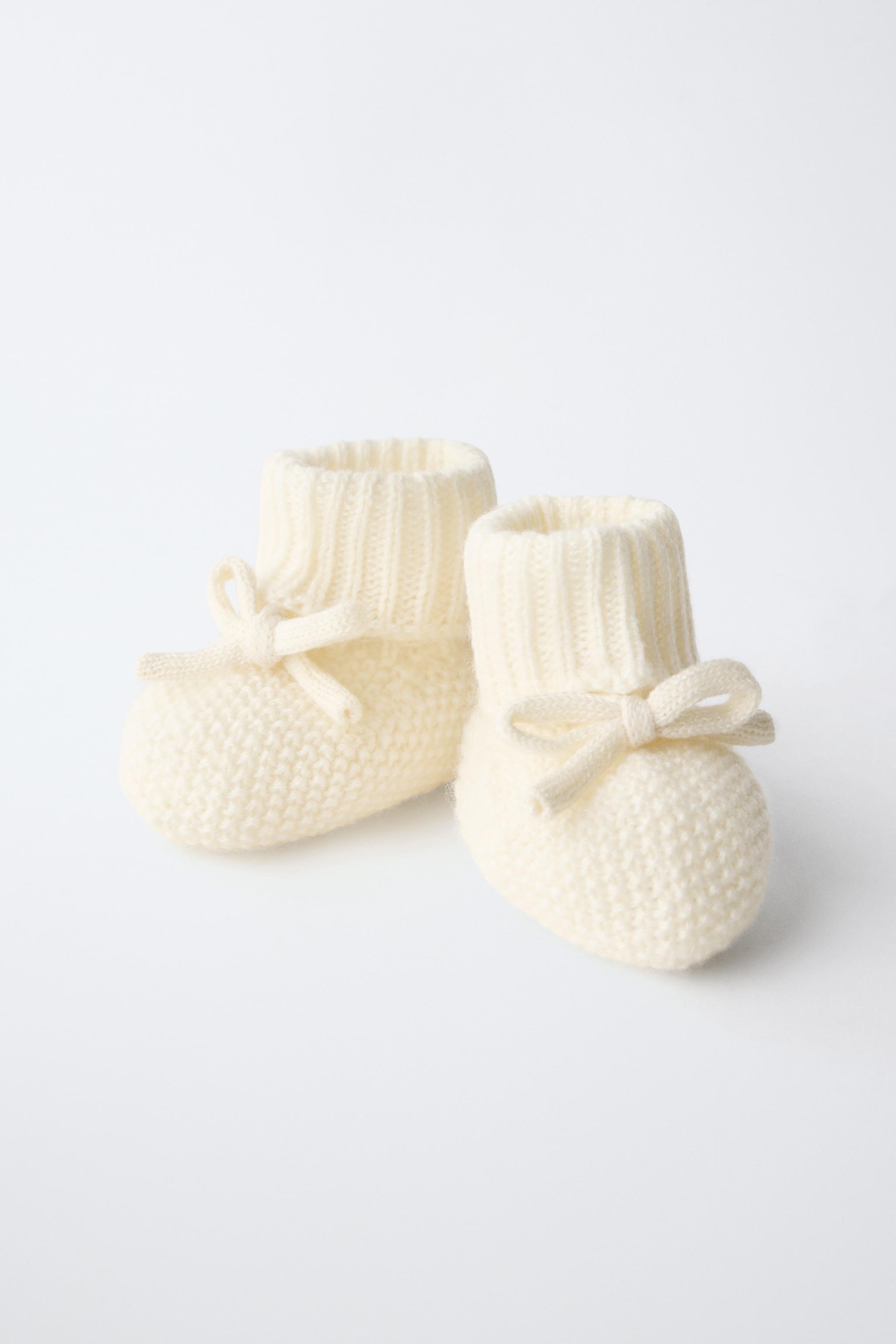Детские ботинки Zara KNIT BABY BOOTIES — фото 4