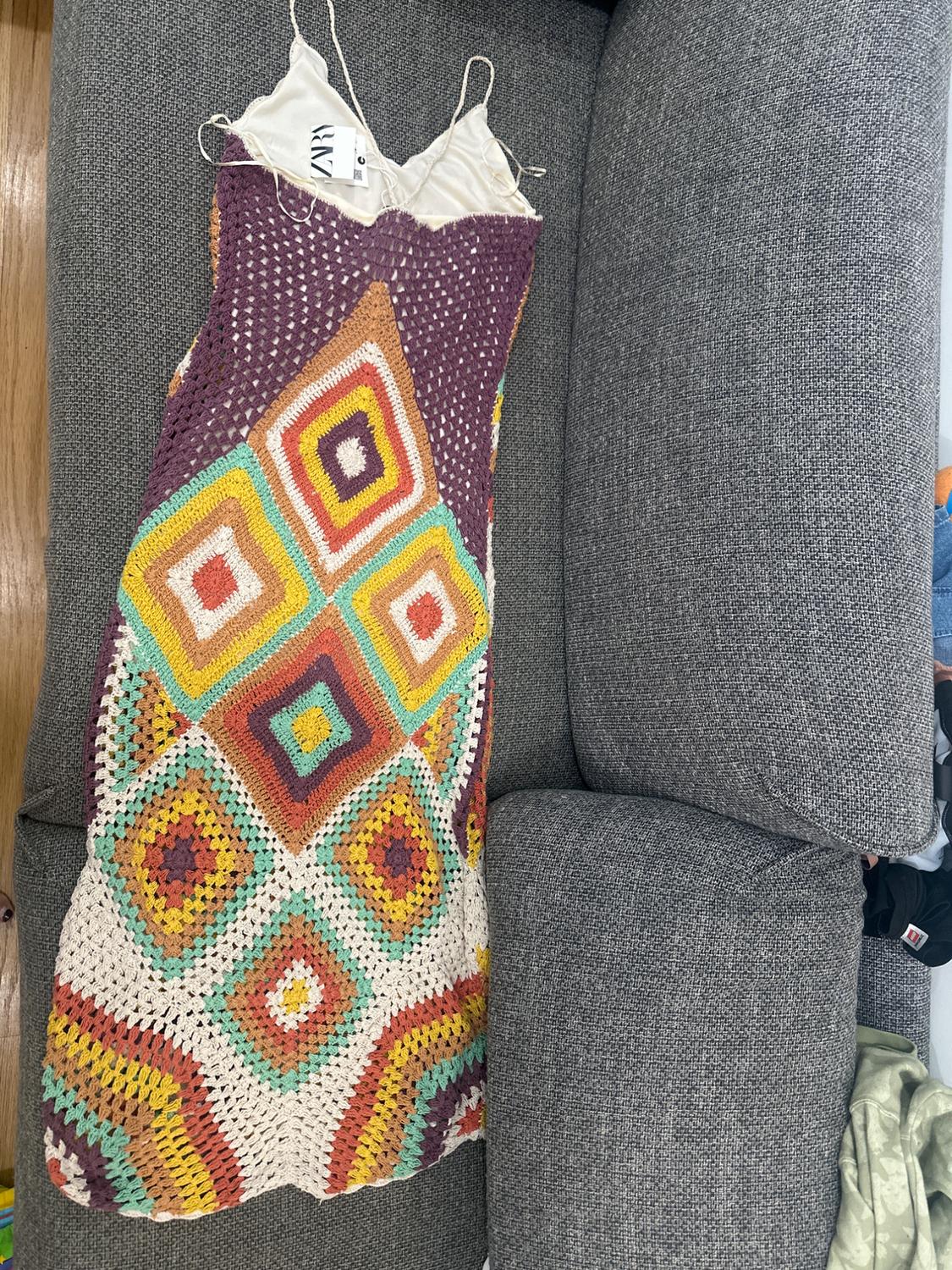 COLORFUL CROCHETED DRESS - Image 3