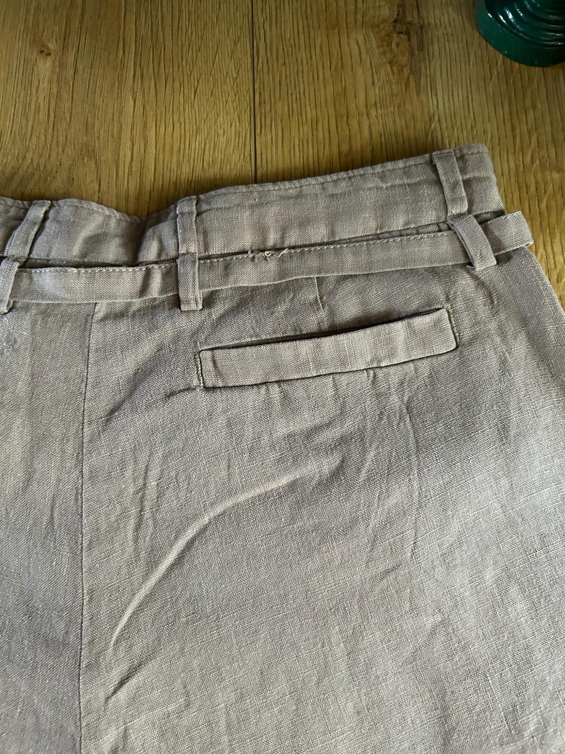 100% LINEN BERMUDA SHORTS - Image 4